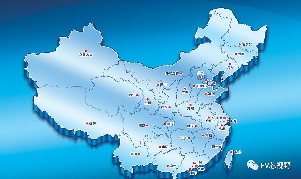 中國34省市新能源汽車產(chǎn)業(yè)規(guī)劃（二）：華北、華東12省市新能源汽車產(chǎn)業(yè)規(guī)劃